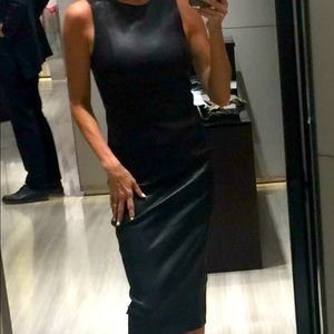 ARMANI STRECH LEATHER DRESS SIZE 2- PRICE FIRM